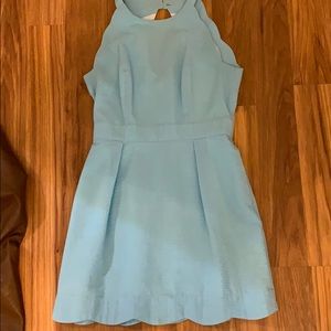Scalloped Lauren James dress